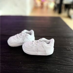 Nike Kids All-White Sneakers